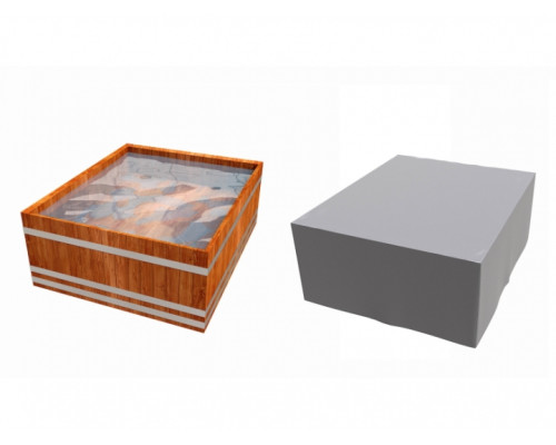 Чехол-тент для купели квадратный