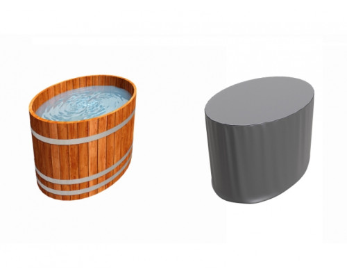 Чехол-тент для купели овальный