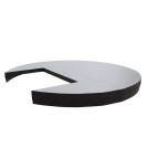 Термокрышка круглая с прямоугольным вырезом для печи или лесенки