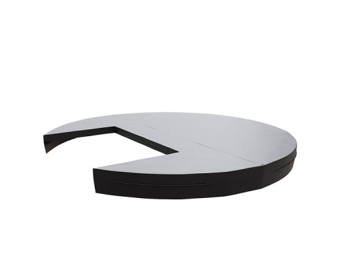 Термокрышка круглая с прямоугольным вырезом для печи или лесенки