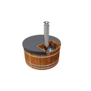 Термокрышка круглая с прямоугольным вырезом для печи или лесенки