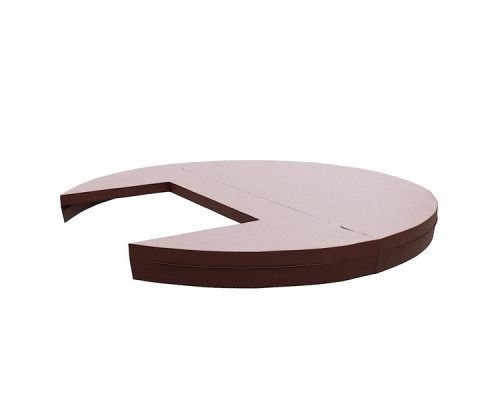 Термокрышка круглая с прямоугольным вырезом для печи или лесенки