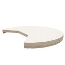 Термокрышка круглая с треугольным вырезом для печи или лесенки