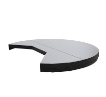 Термокрышка круглая с треугольным вырезом для печи или лесенки