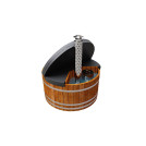 Термокрышка круглая с треугольным вырезом для печи или лесенки