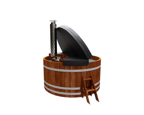 Термокрышка круглая с треугольным вырезом для печи или лесенки