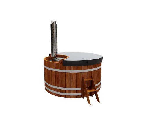 Термокрышка круглая с треугольным вырезом для печи или лесенки