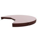 Термокрышка круглая с треугольным вырезом для печи или лесенки